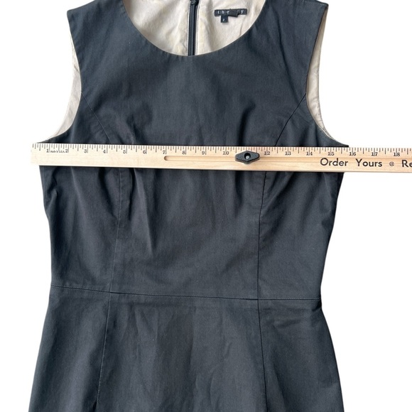Theory Sleeveless Fitted Dress Black Women's Size 2 - Picture 9 of 10